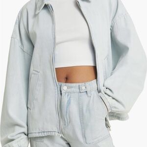 Fear of God Essentials Oversized Shell Bomber Jacket. Season SS24